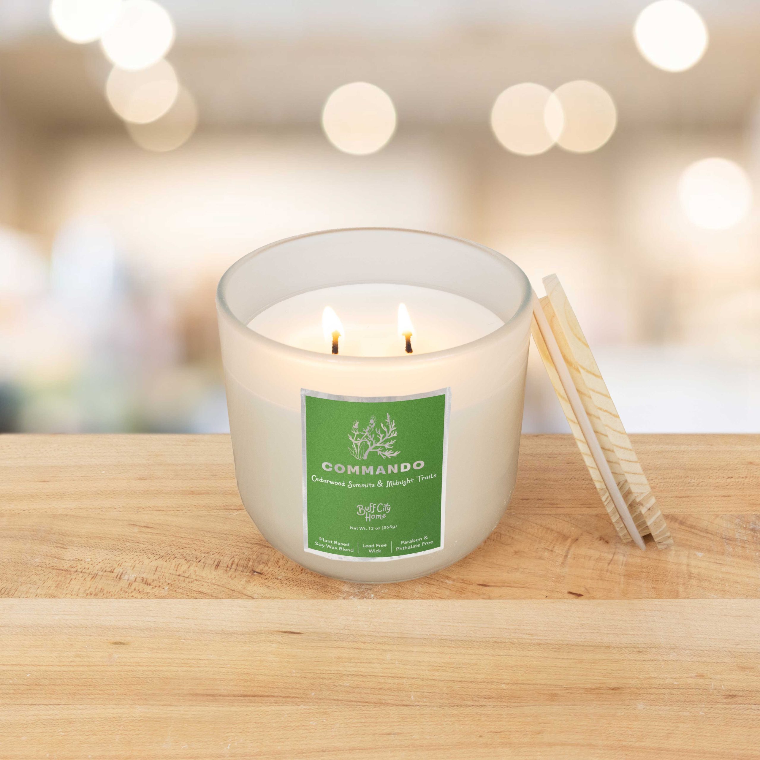 Commando 2-Wick Candle - Image 2